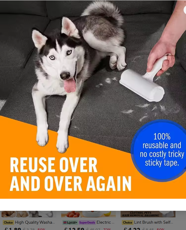 Pet Hair Remover Roller – Clean Your Home in Seconds (Copy)