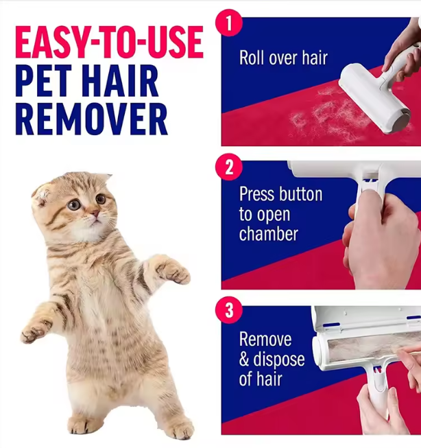 Pet Hair Remover Roller – Clean Your Home in Seconds